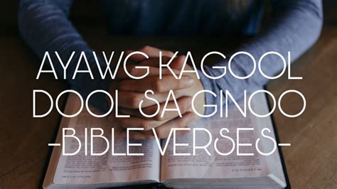 christian bables bisaya|Bible verse bisaya version .
